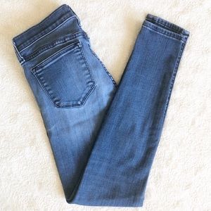 J Crew Toothpick Skinny Jeans Size 26 Medium Wash